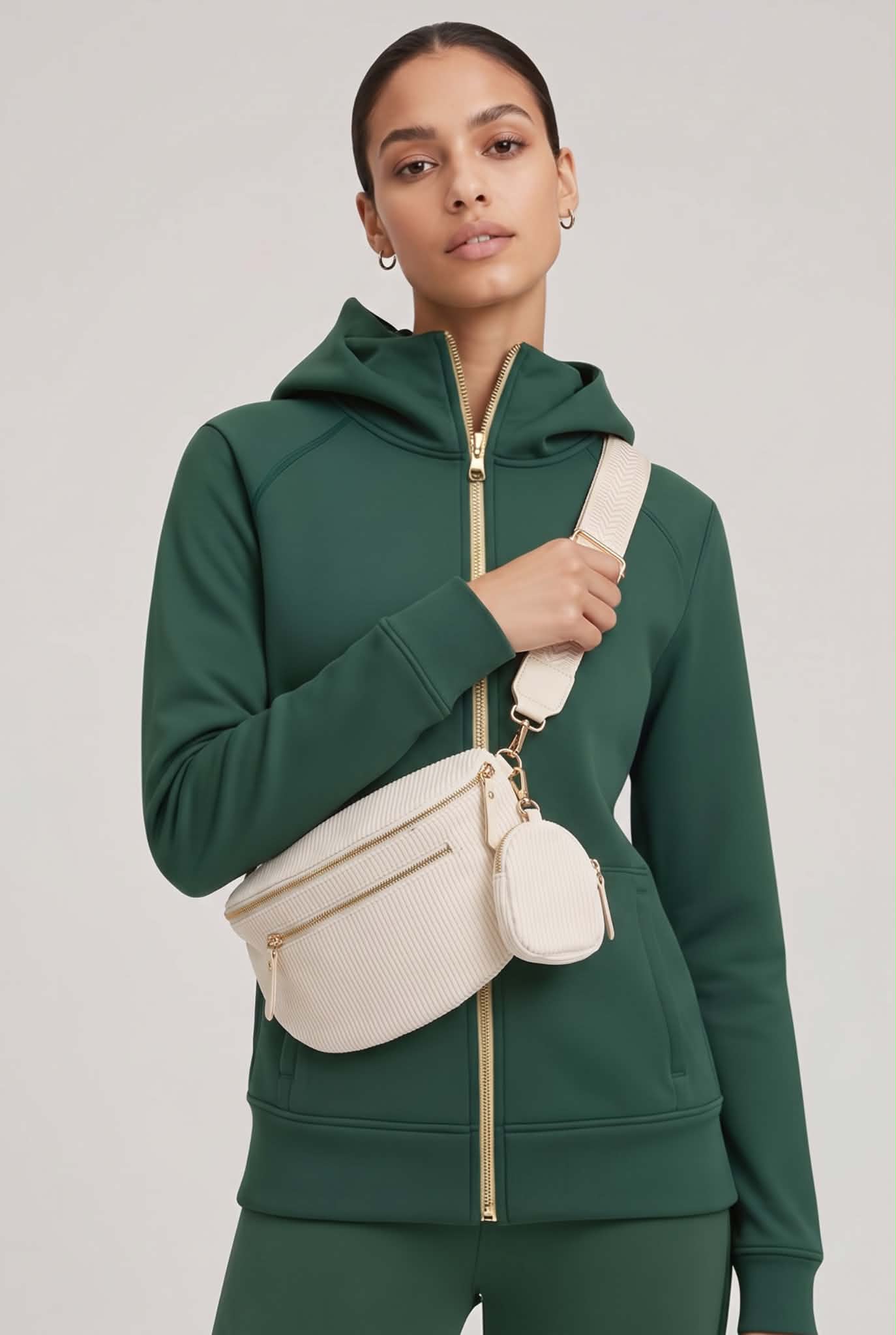 Bumbag Creme Fløjl - Billede 3