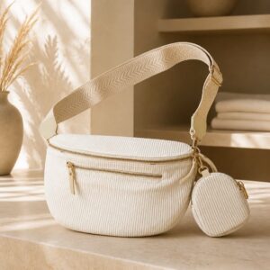 Bumbag Creme Fløjl