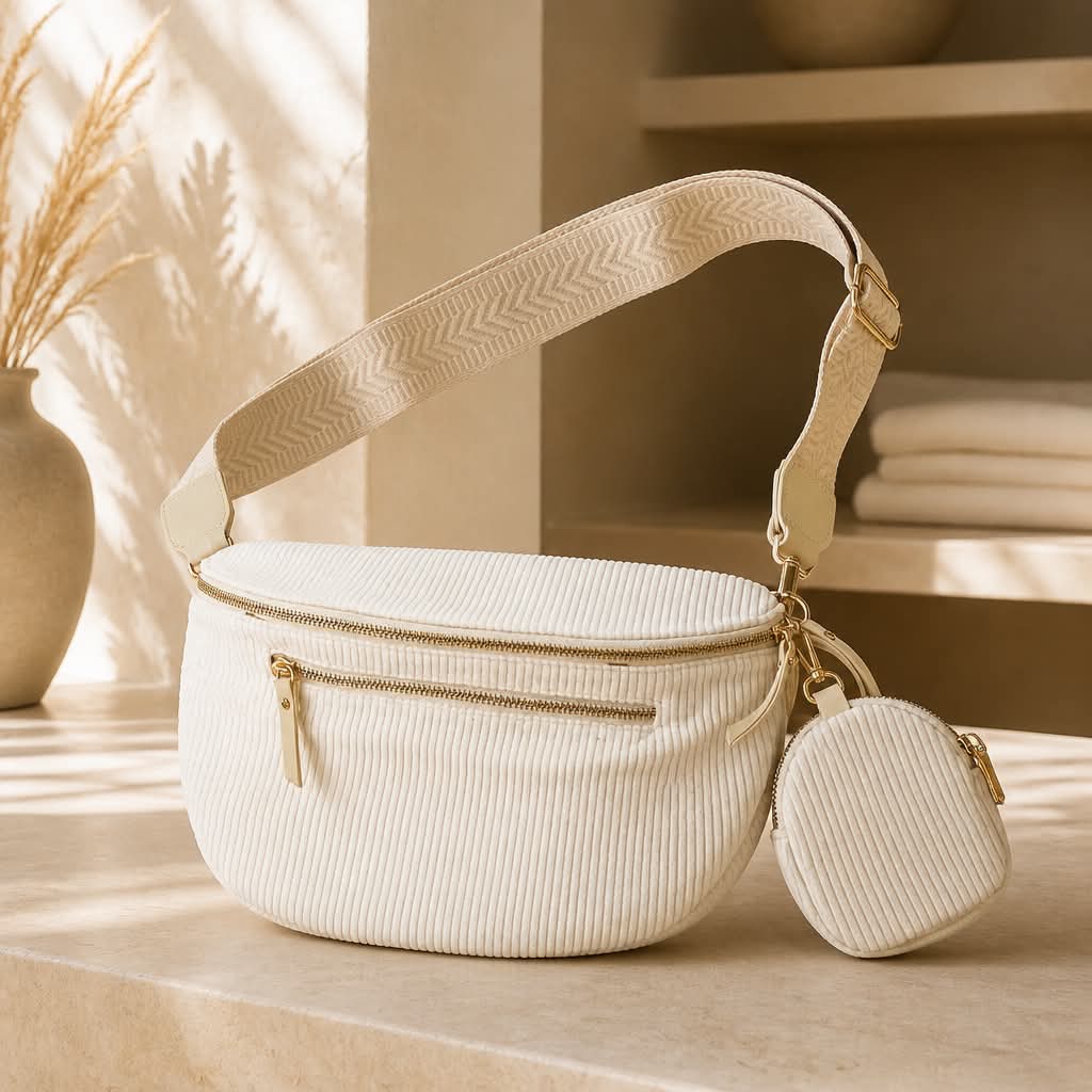Bumbag Creme Fløjl
