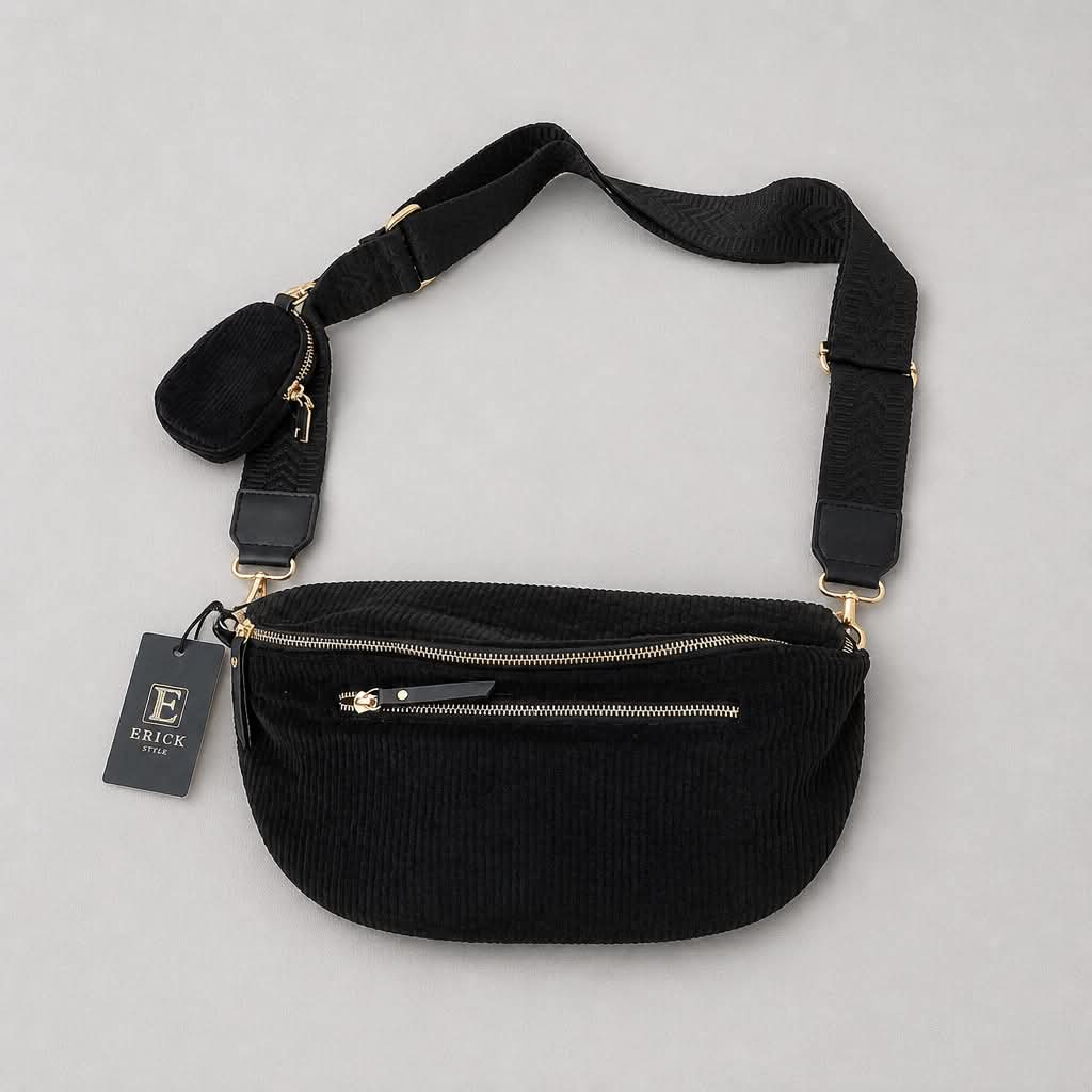Bumbag Sort Fløjl - Billede 3
