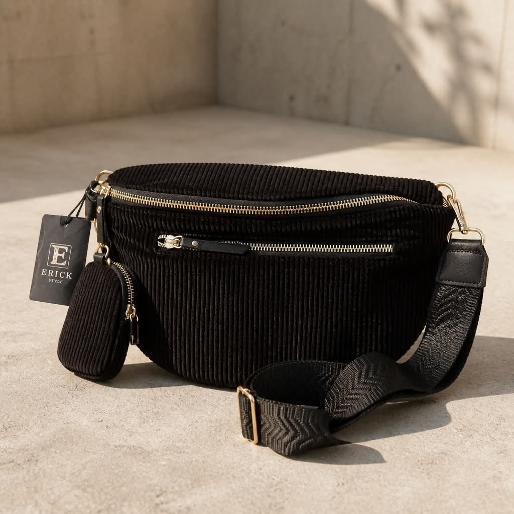 Bumbag Sort Fløjl - Billede 2