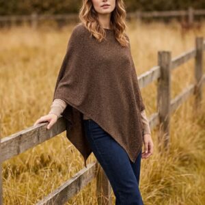 Poncho Brun Glitter- New Collection