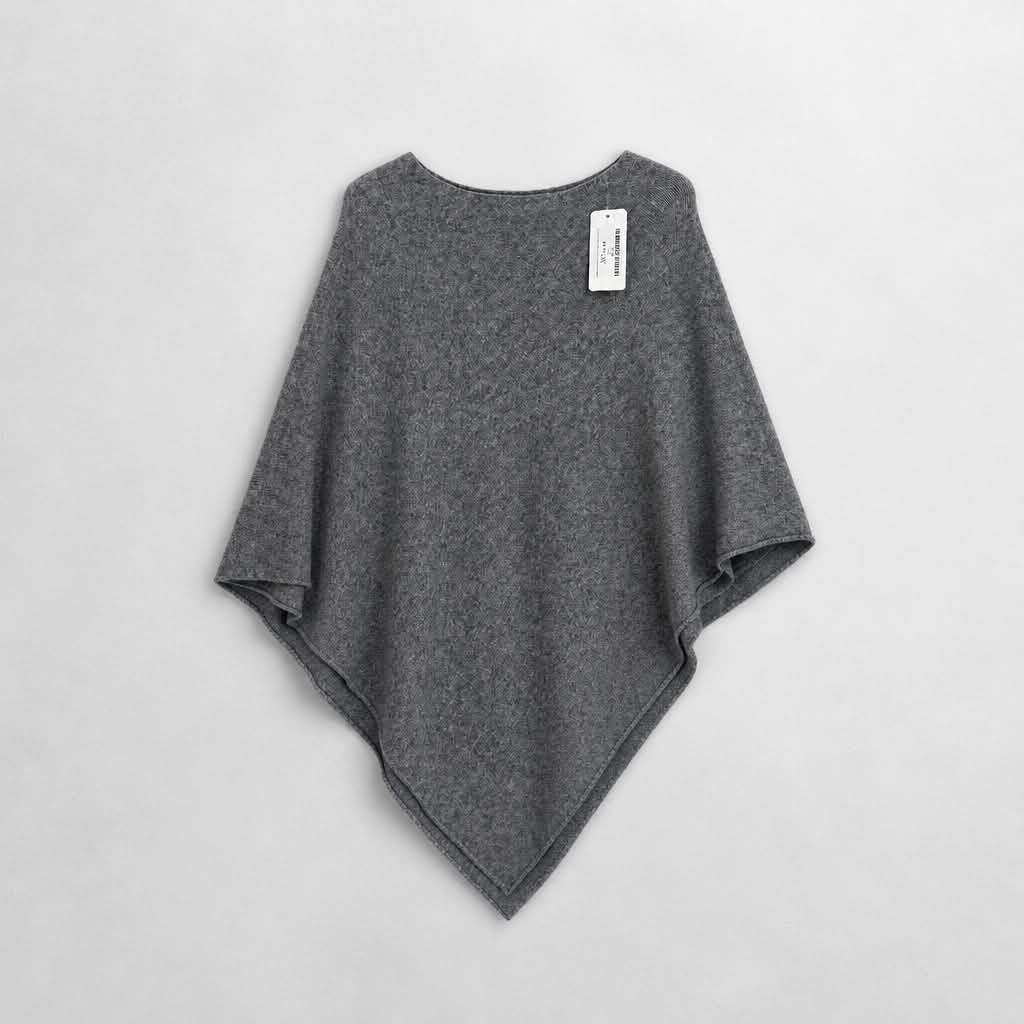 Poncho Grå - New Collection
