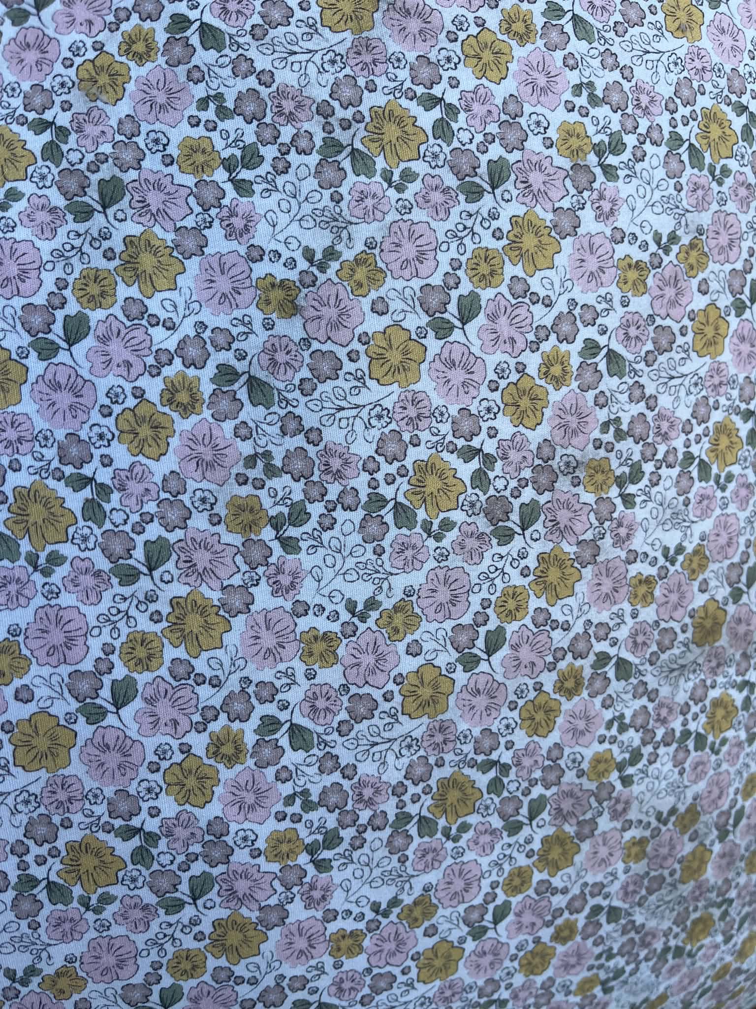 Pude Blomster Rosa/Gul - Cozy Living - Billede 2