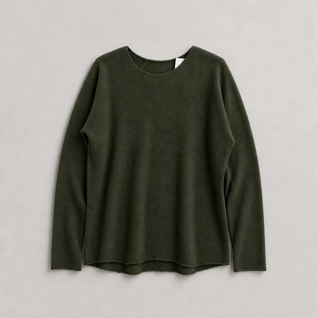 Strikbluse Grøn - New Collection Onesize - Billede 3