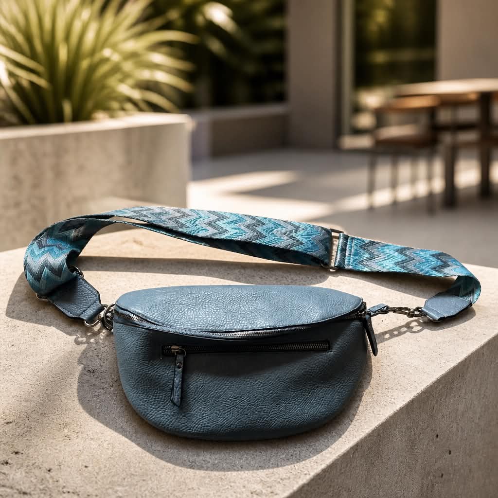 Bumbag Asta - Blågrå - Billede 2