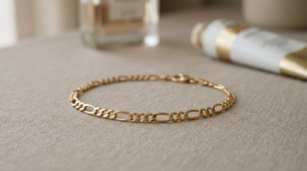 guld armbånd vandfast