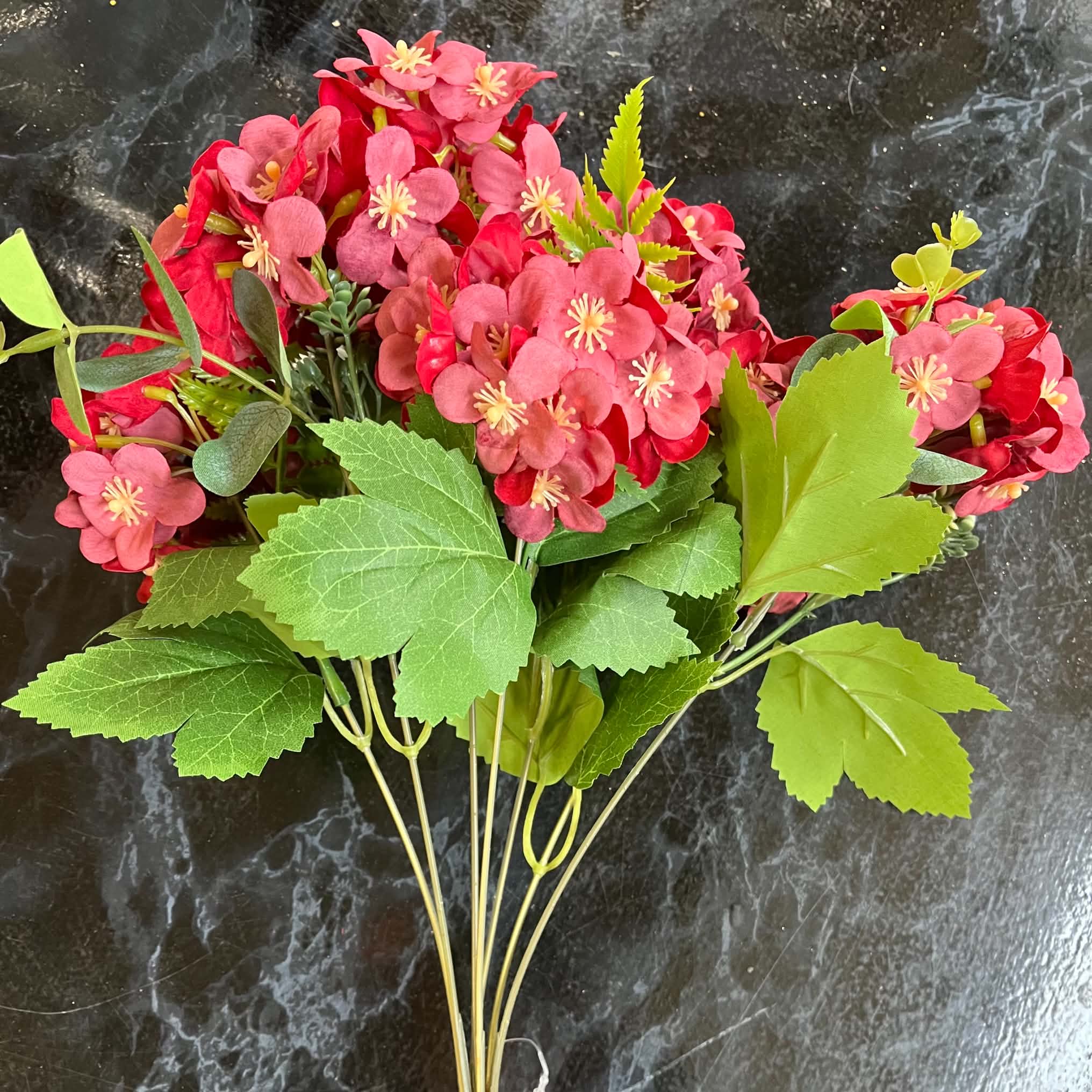 Kunstig Buket med Hortensia - Billede 2