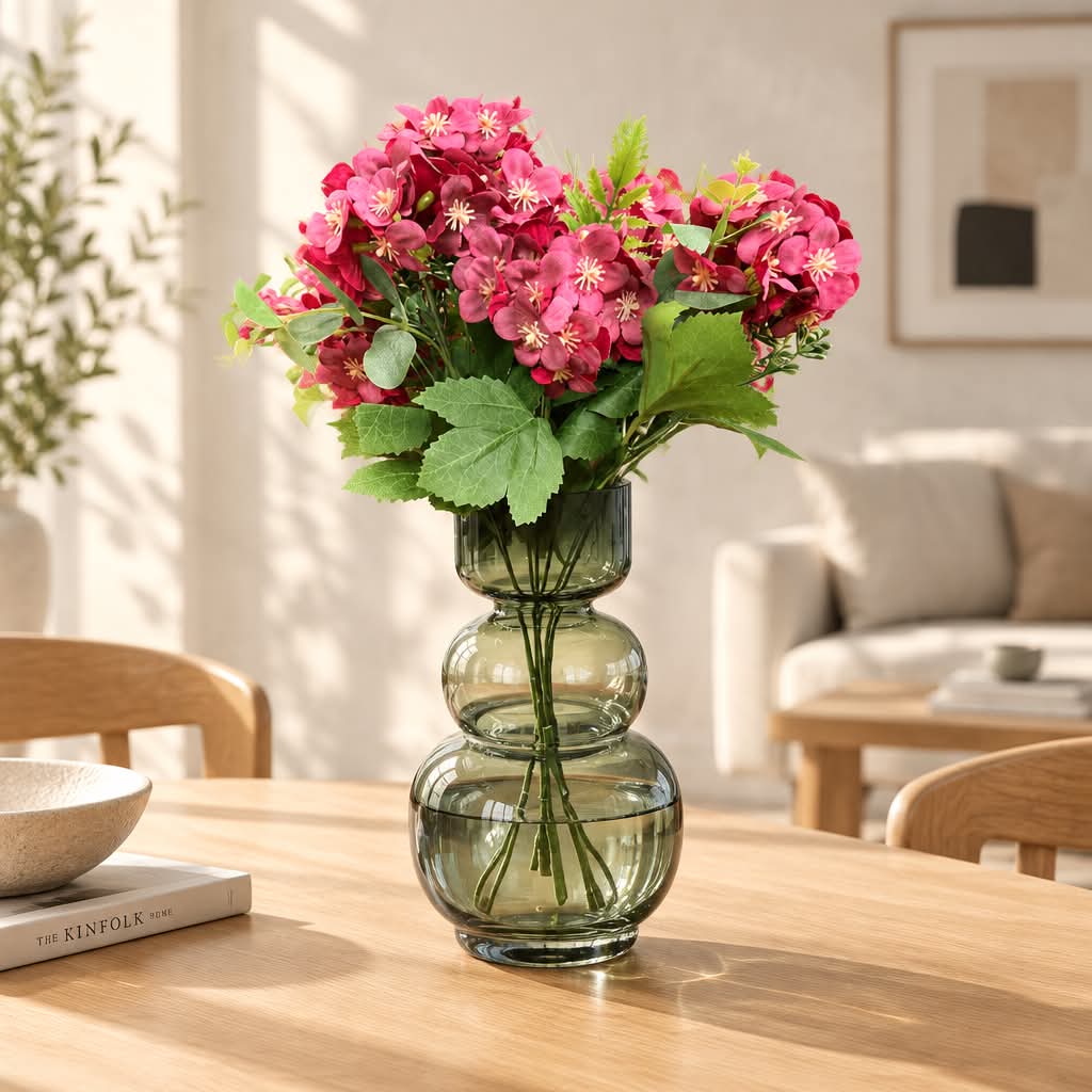 Kunstig Buket med Hortensia