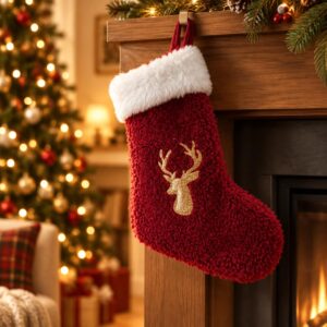 Julesok Rød 25cm