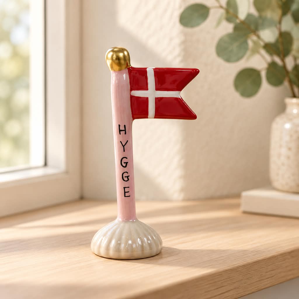 Keramikflag Hygge Gul/Rosa - Speedtsberg