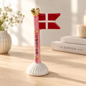 Keramikflag Søster Rosa/Grå - Speedtsberg