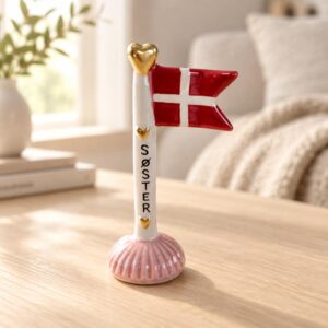 Keramikflag Søster Sand/Rosa - Speedtsberg