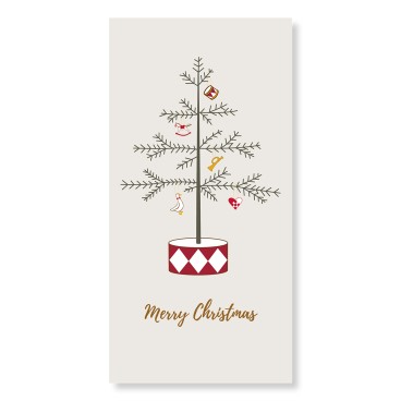 Servietter Merry Christmas Juletræ 16stk - Speedtsberg