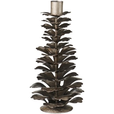 Juletræ Lysestage Metal - Stillenat - Billede 2