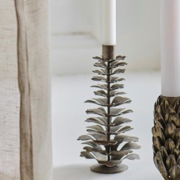 Juletræ Lysestage Metal - Stillenat - Billede 3