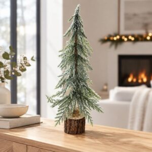 Træ med Glitter og Træfod 45 cm - Speedtsberg
